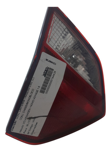 Lanterna Traseira Esq Volkswagen Voyage 1.6 C/ Detalhes (ap)