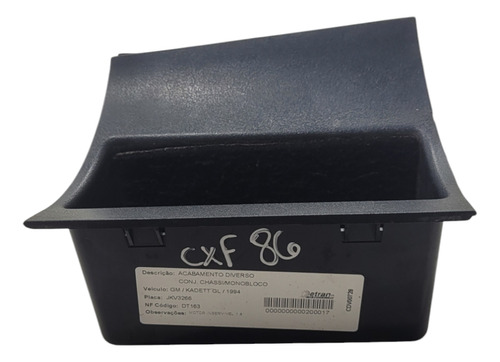 Porta Objetos Gm Kadett 89/98 (al) Cxf 86
