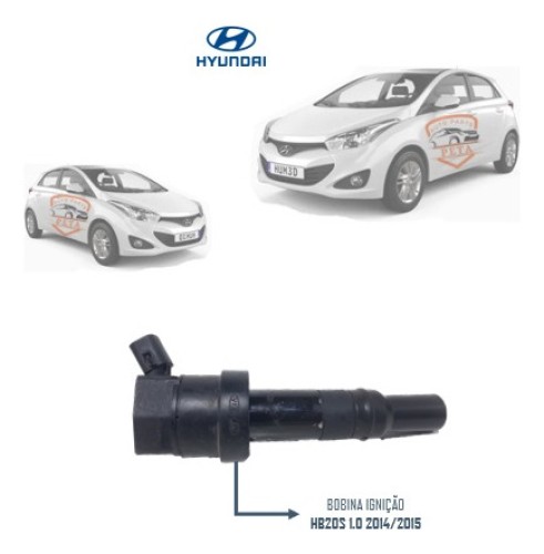 Bobina Ignição Hyundai Hb20 1.0 3cc 2012 2013 2014 Original