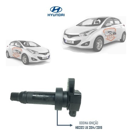 Bobina Ignição Hyundai Hb20 1.6 16v 2012 2013 2014 Original