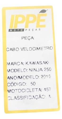 Cabo Velocimetro Kawasaki 250 (457)