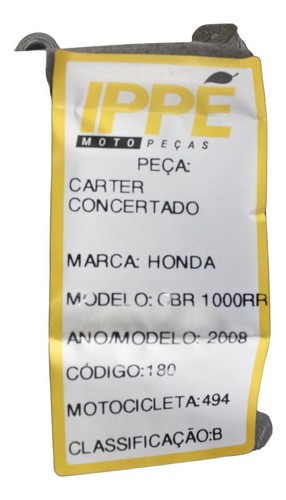 Carter Concertado Honda Cbr 1000 Rr (494)