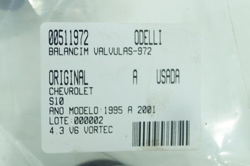 Balancim Válvulas S10 95/01 Usado (972)