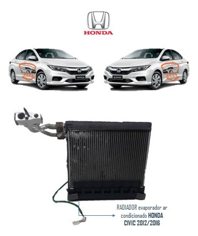 Radiador Evaporador Ar Condicionado Civic 2012 2013 A 2016