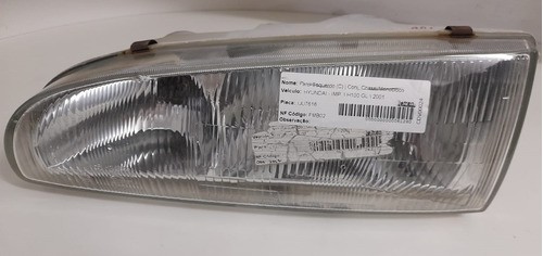 Farol Esquerdo Hyundai H100 Gl 2001 - 9210143xxx