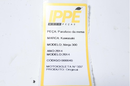 Parafuso Da Mesa Kawasaki Ninja 300 (337)