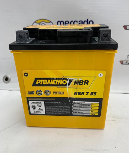 Bateria Moto Pioneiro Honda Cbx 250 Twister 7bs 7ah