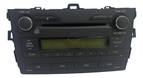 Radio Cd Player Toyota Corolla 2009 2014 Original 16125