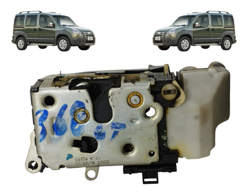 Fechadura Porta Traseira Esquerda Fiat Doblo 2016 Usado