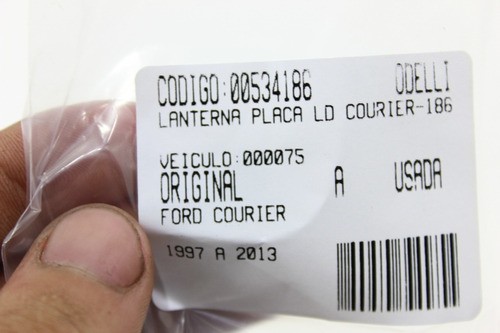 Lanterna Placa Ld Courier 97/13 Usado (186)