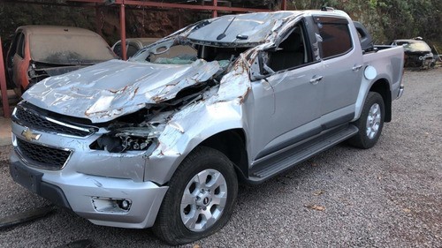  S10 Ltz 2014 2.4 Com 23 Mil Km Em Peças  Motor Cambio 