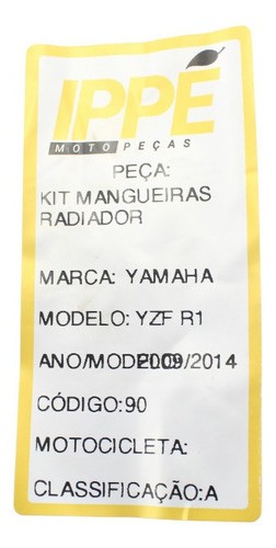 Mangueira Radiador Yamaha Yzf R1