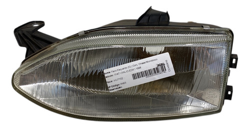 Farol Dianteiro Fiat Palio Strada Siena 96 A 02 Esquerdo