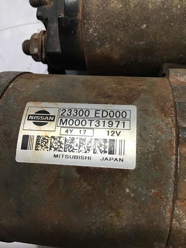 Motor De Partida Nissan Tiida 08/12 1.8 Original 20026*