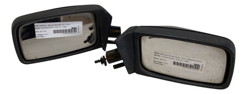 Par Espelho Retrovisor Manual Vw Gol Parati Saveiro Quadrado