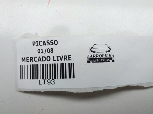 Tampa Traseira Citroen Picasso 01/08 (c/ Detalhes De Uso)