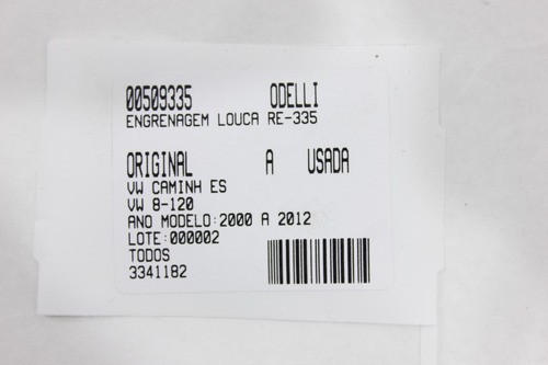 Engrenagem Louca Re Vw 8-120 00/12 Usado (335)