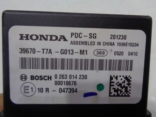 Modulo Sensor Estacionamento Honda Hrv 2021