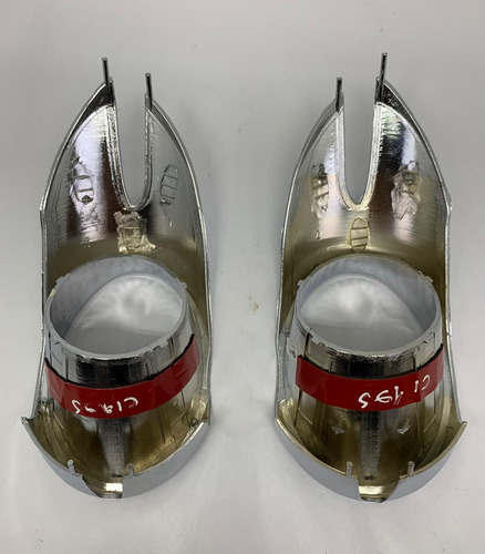 Par Aro Copo Moldura Cromada Farol Milha Novo Pálio Siena G4