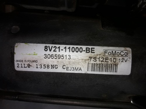 Motor De Partida Ford Focus New Fiesta Ka 1.6 09/... 