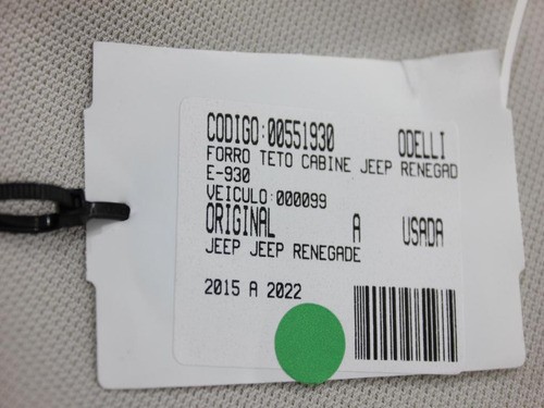 Forro Teto Cabine Jeep Renegade 15/22 (930)