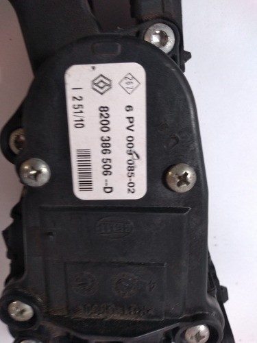 Pedal Acelerador Renault Sandero 08/13 Pn:8200386506d