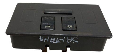 Moldura Botão Vidros Elétricos Vw Santana 91 Até 98 2 Portas