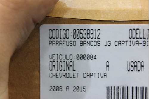 Parafuso Bancos Jg Captiva 08/15 (912)