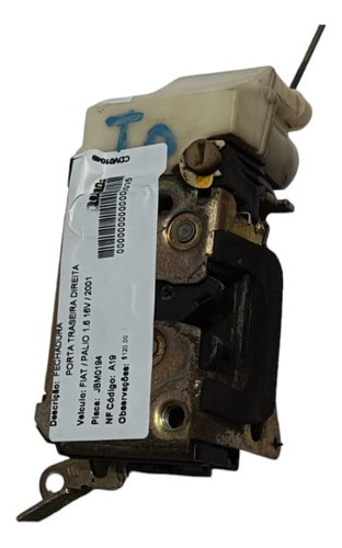 Fechadura Elétrica Porta Traseira Direita Fiat Palio 96 2001