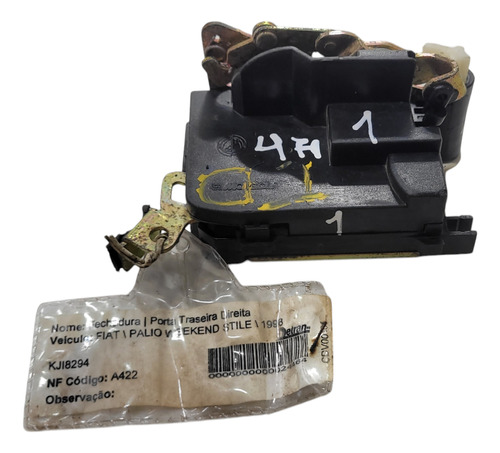 Fechadura Porta Traseira Direita Fiat Palio/ 1998 (al)