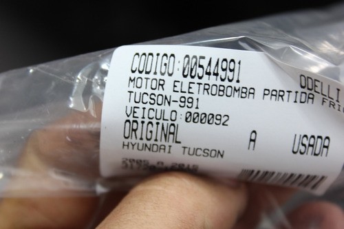 Motor Eletrobomba Partida Frio Tucson 05/15 Usado (991)