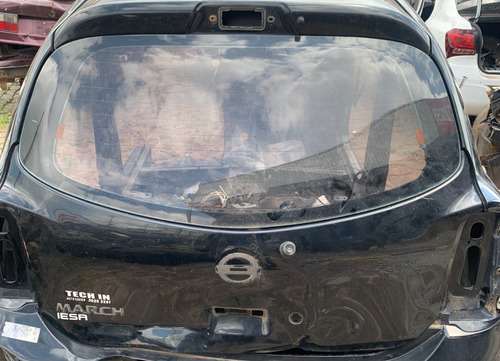 Vidro Traseiro Vigia Nissan March, Ano 14/16 Original