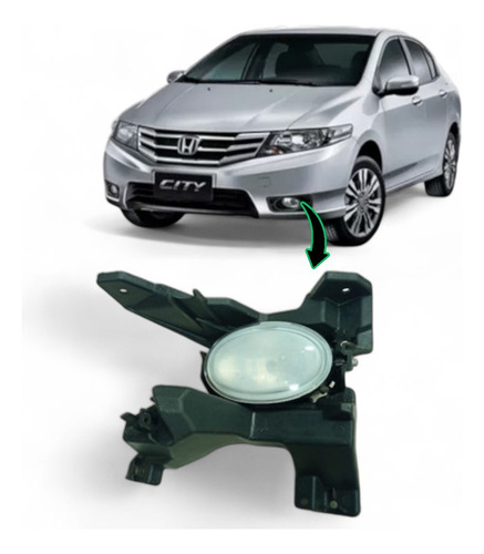 Farol De Milha Neblina Lado Esquerdo Honda Civic 2008 A 2011