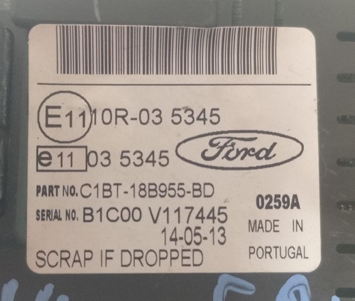 Computador Bordo Ford Ecosport 2012 2013 2014 Usado Original