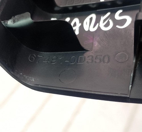 Acabamento Moldura Interno Retrovisor Toyota Yaris Direito