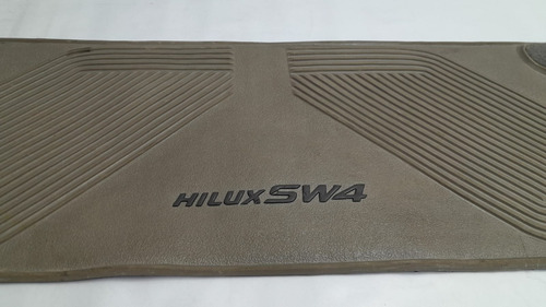 Tapete Borracha Traseiro Paralelo Toyota Hilux Sw4 05/15
