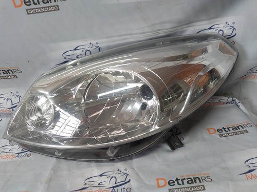 Farol Esquerdo Sandero Máscara Cromada 2012 2013 2014  4781