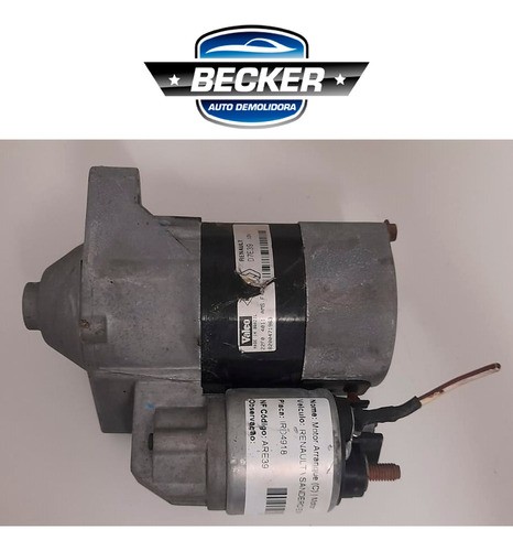 Motor De Arranque Renault Sandero Exp 1.0 16v 2011 - D7e39