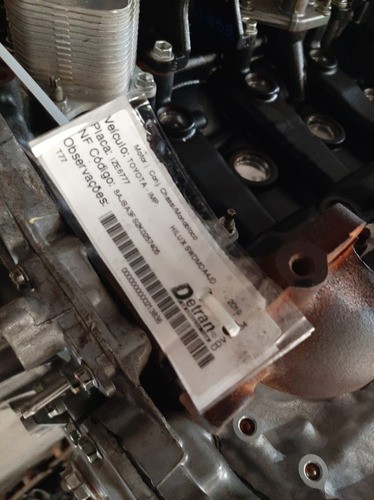 Motor Parcial Toyota Hilux 2.8 Diesel 177cvs 2019