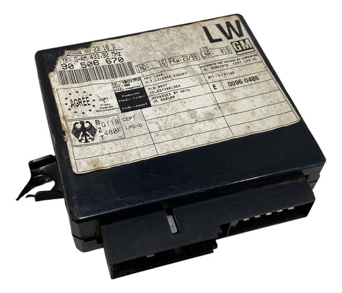 Módulo Central Alarme Gm Vectra Astra 96 A 00 90506670