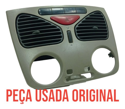 Moldura Central Difusor Ar Fiat Palio Siena Strada 2001 A 10