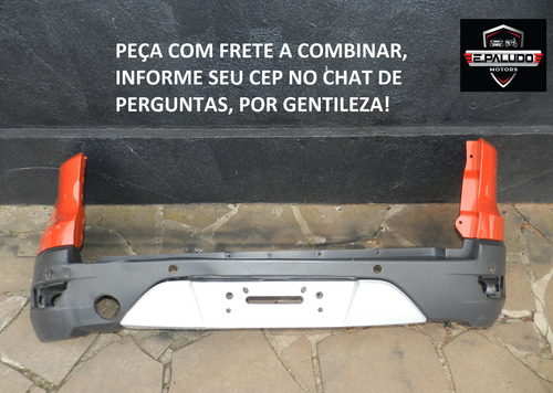Para-choque Traseiro Ford Ecosport 2013 A 2017 Com Detalhes