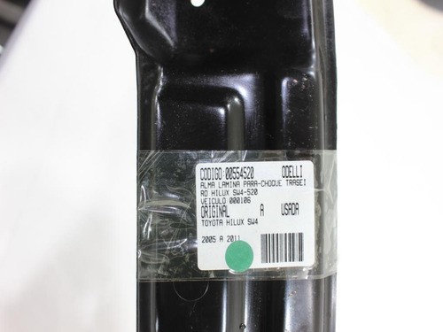 Alma Lamina Para-choque Traseiro Hilux Sw4 05/11 Usado (520)