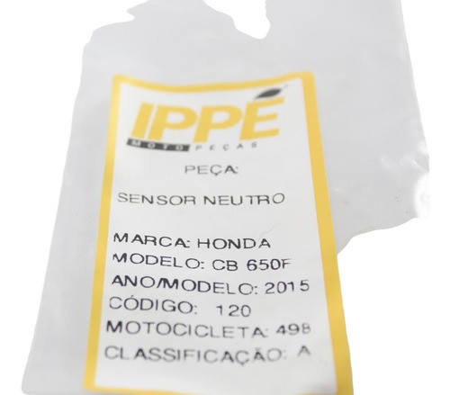 Sensor Neutro Honda Cb 650f (498) 2015