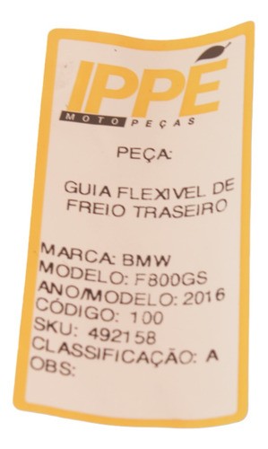 Guia Flexível Do Freio Traseiro Bmw F800gs 2016 Bmw F 800 Gs