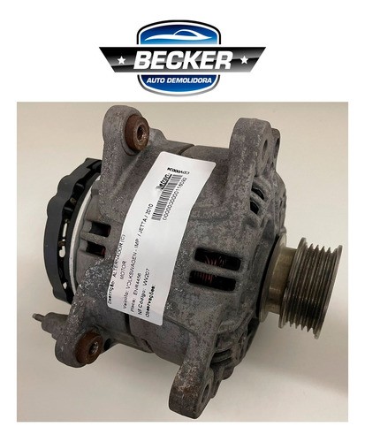 Alternador Jetta 2010 - 140a - 07k903023a - Detalhe Conector