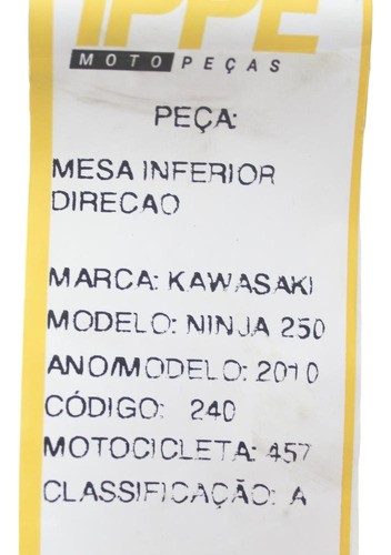 Mesa Inferior Direção Kawasaki 250 (457)