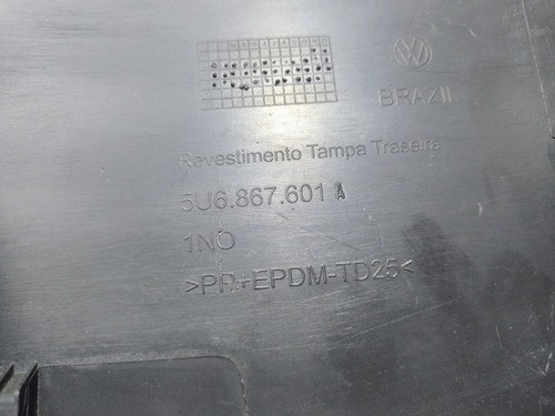 Acabamento Da Tampa Traseira Vw Gol G5/g6 09/14 5u6867601a 