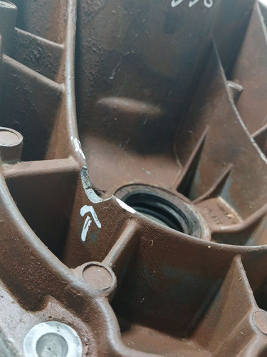 Carcaça Intermediária Ford Fiesta 2005/12 C/ Detalhe (ap)