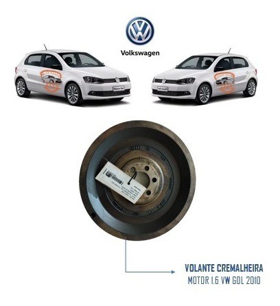 Volante Cremalheira Motor Gol G6 1.0 8v 2013 2014 2015 2016